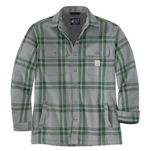 SOLD Carhartt Men's 106354 Relaxed Fit Flannel Sherpa-Lined Jacket‎ XXL Weather
